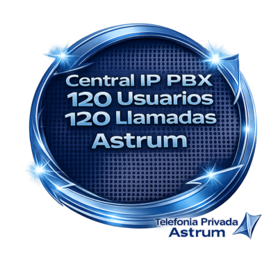 Central IP PBX 120 Usuarios 120 Llamadas