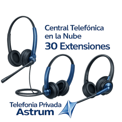 Central Telefonica en la nube 30 Extensiones